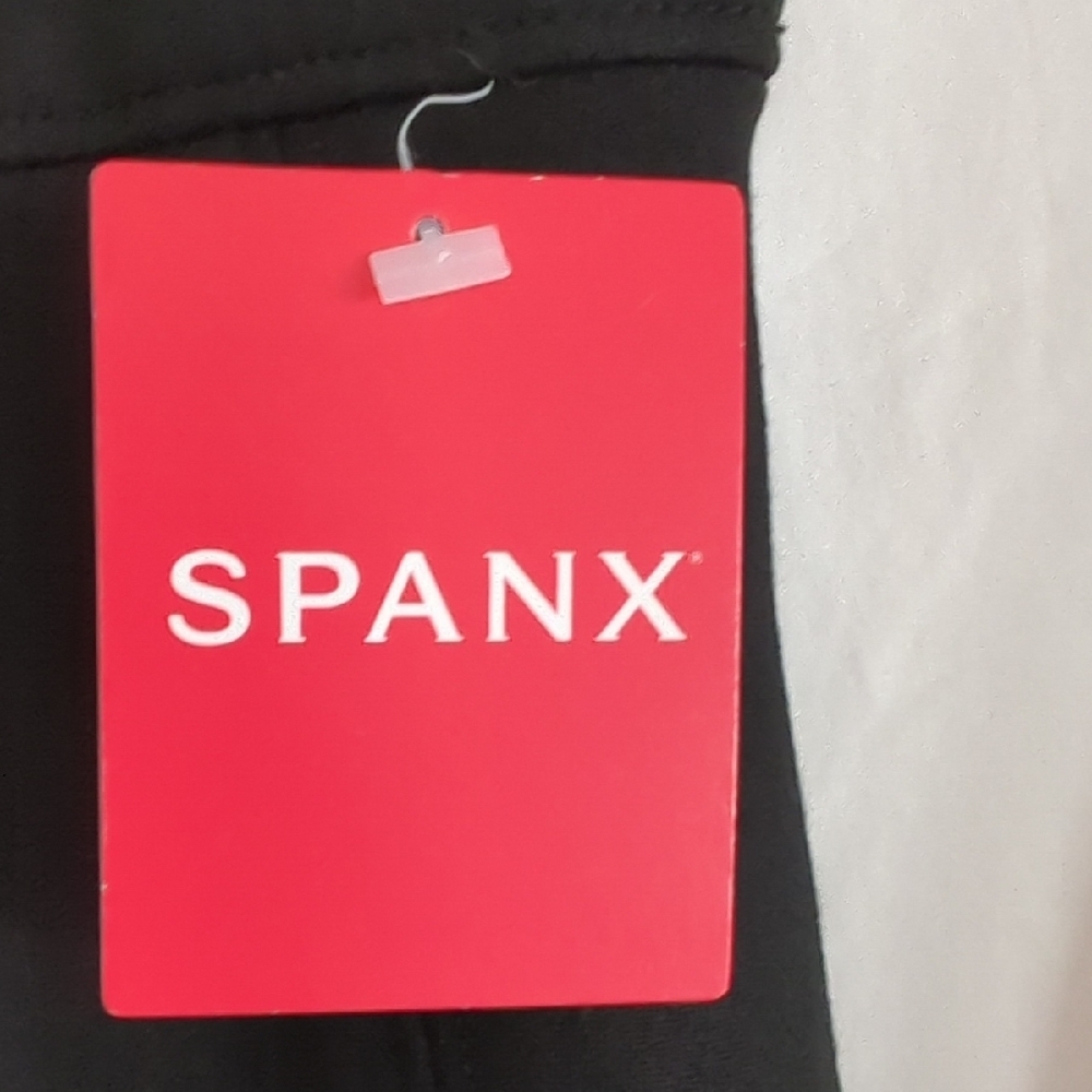 SPANX Black Women's Tailored Stretch Trousers - Picture 2 of 9
